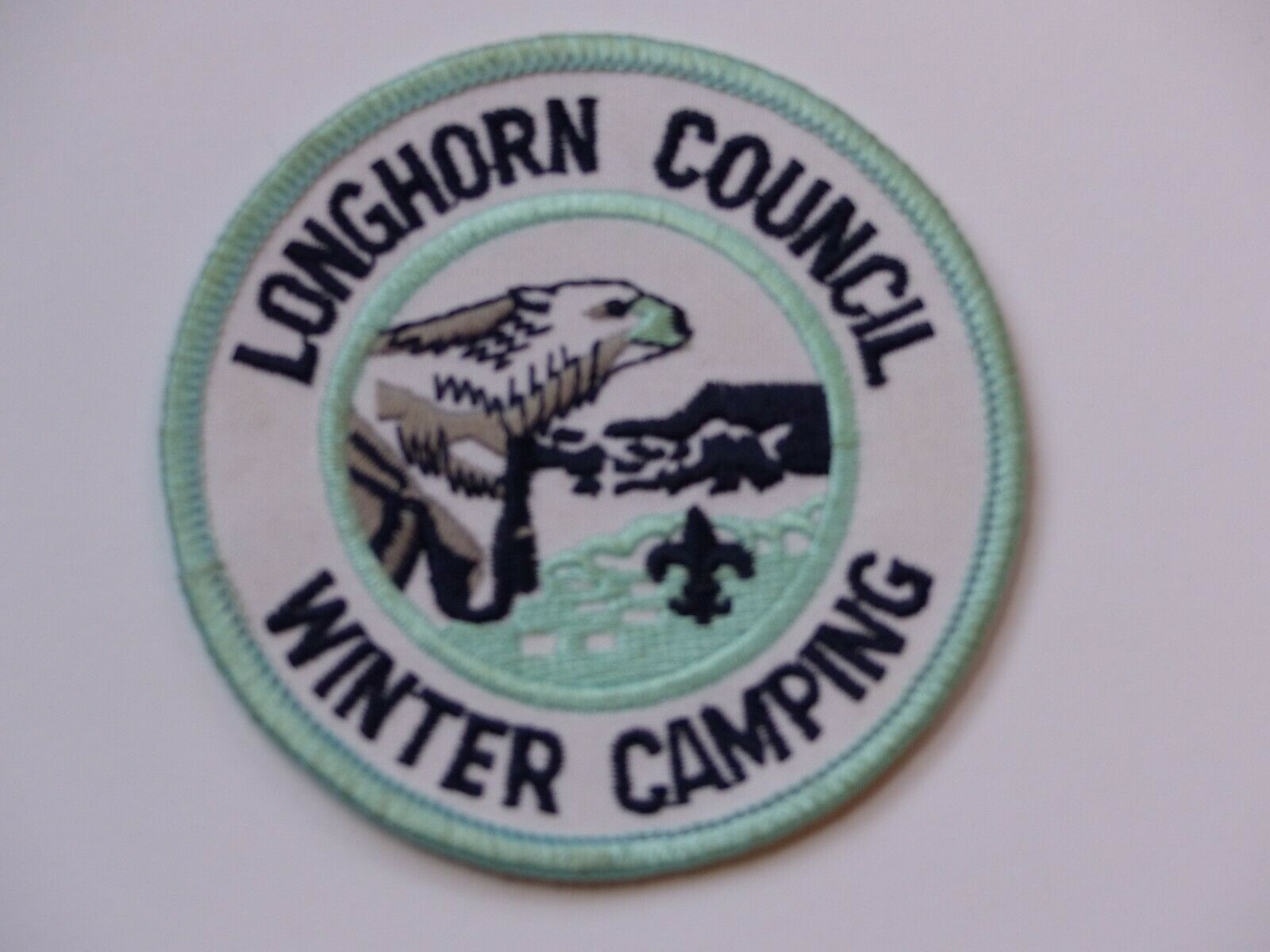 Unused Longhorn Council Texas Winter Camping Boy Scout BSA Patch Polar Bear