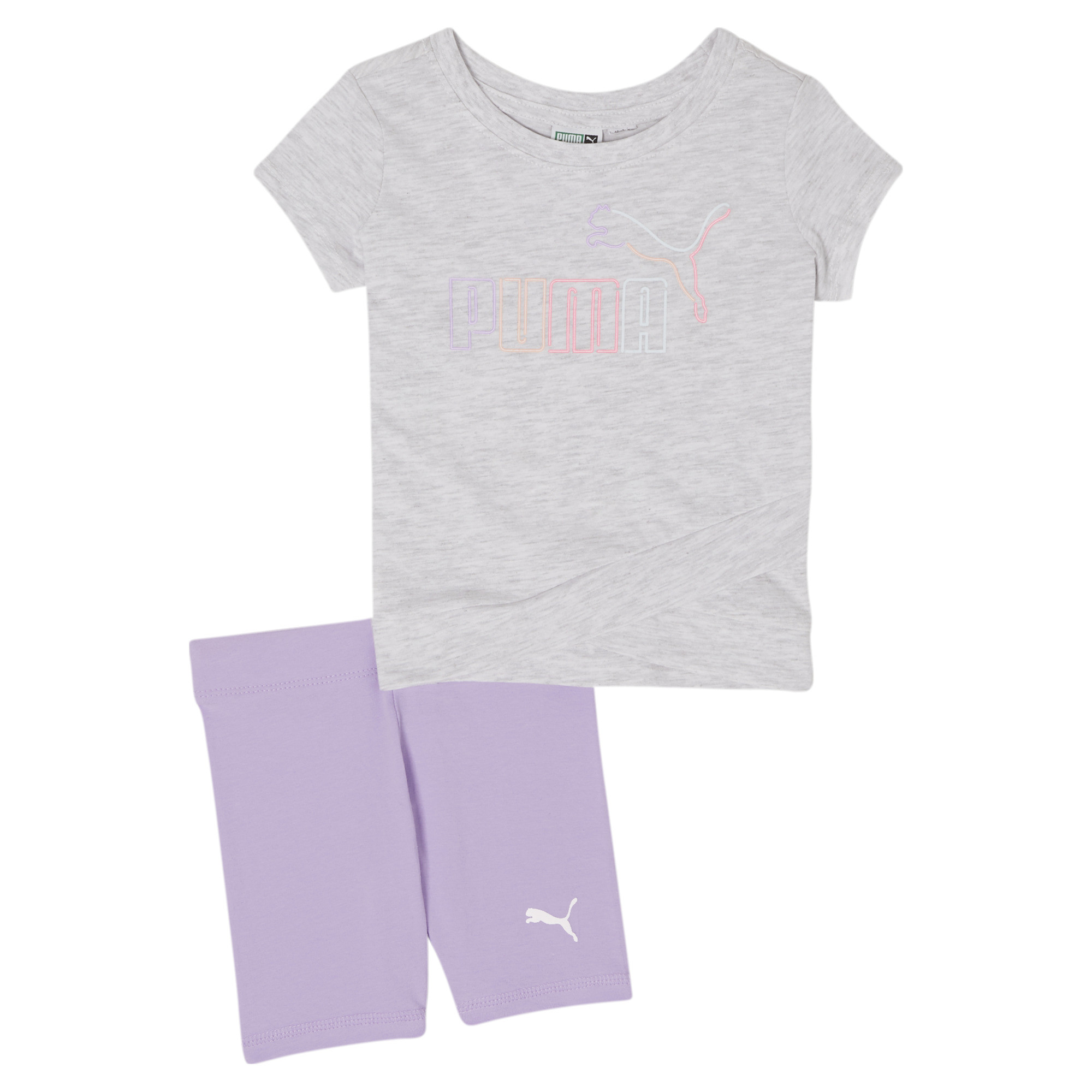 PUMA Toddler Girls' Tee + Biker Shorts Set